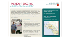 Desktop Screenshot of fairmountelectric.com